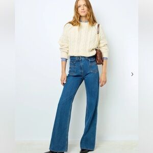 Gerard Darel ANNA - High waist flare jeans
